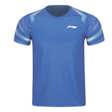 Li-Ning Badminton T-Shirt - Li-Ning Dream Blue Unisex - SportYouUp Danmark