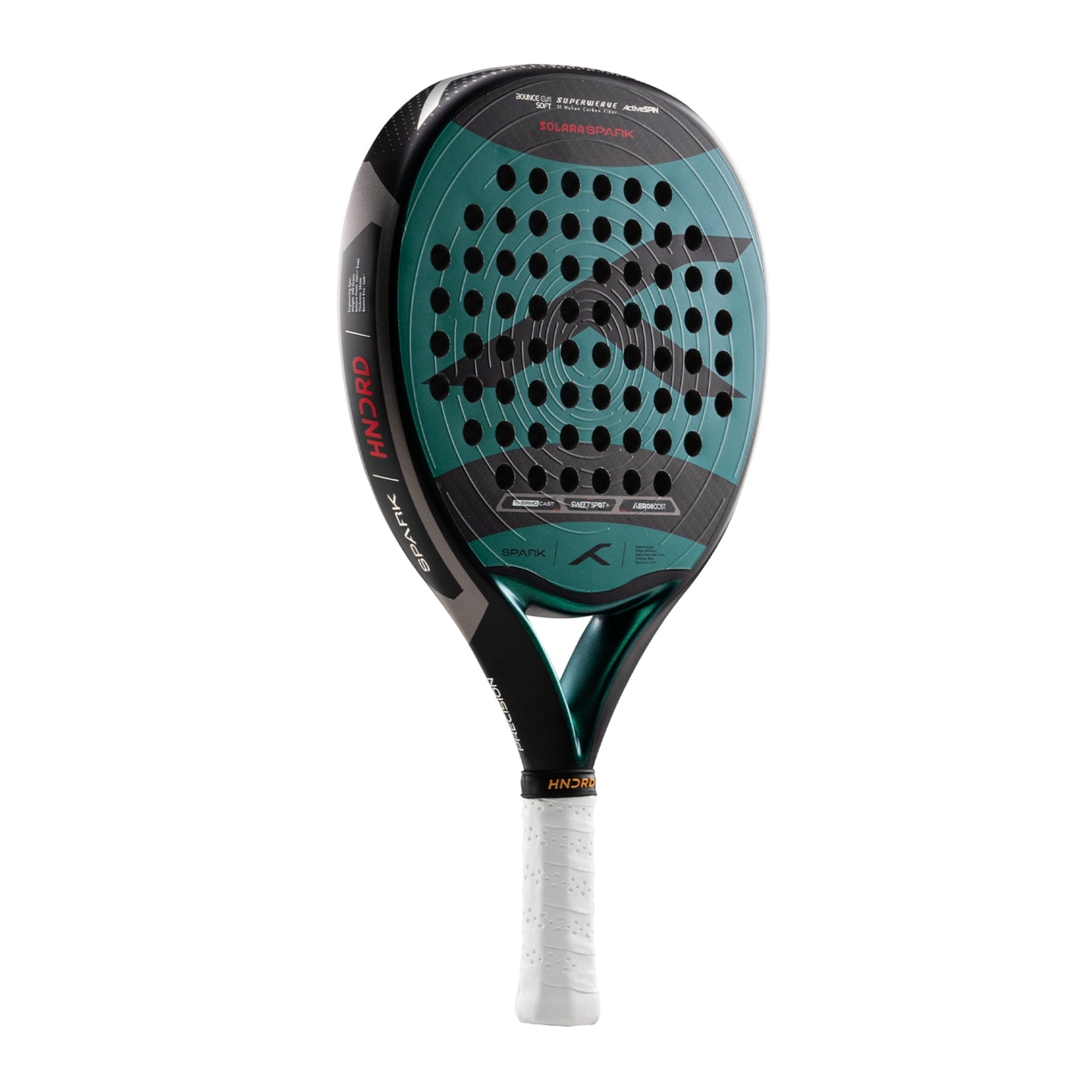 Hundred Padel Schläger Solara Spark - Emerald