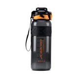 Wasserflasche – ROCK Schwarz/Orange