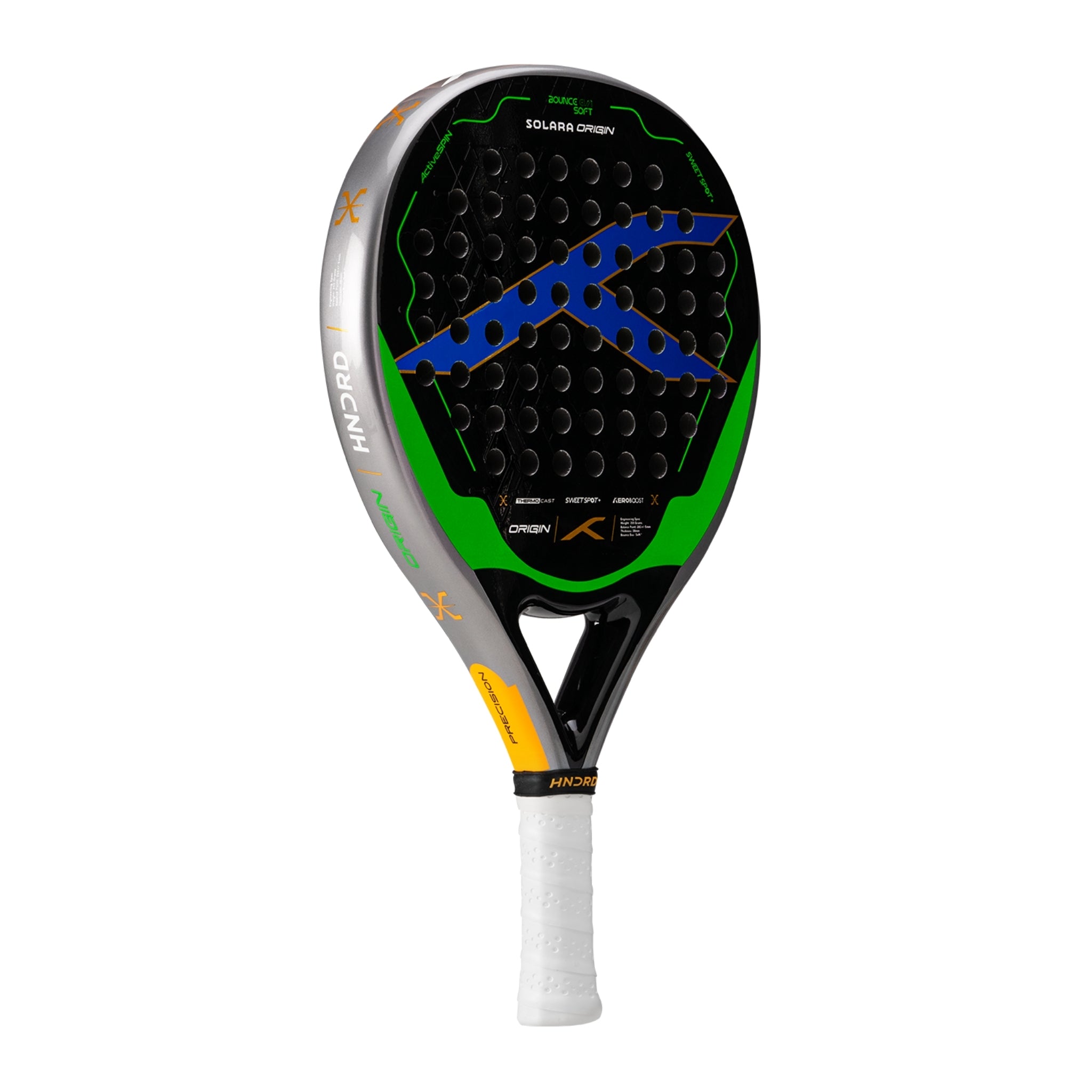 Hundred Padel Schläger Solara Origin - Schwarz/Grün