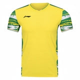 Li-Ning Badminton T-shirt - Li-Ning Top Play Yellow Unisex - SportYouUp Europe