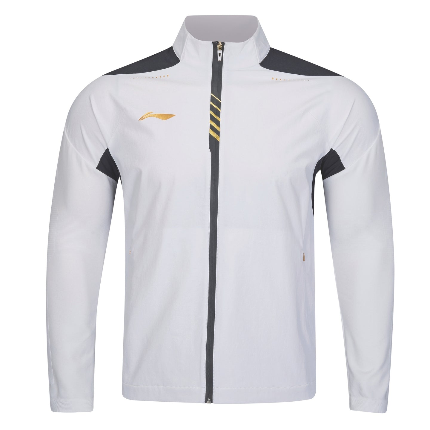 Li-Ning Badminton Træningsjakke - Li-Ning Jacket Go White Unisex - SportYouUp Danmark