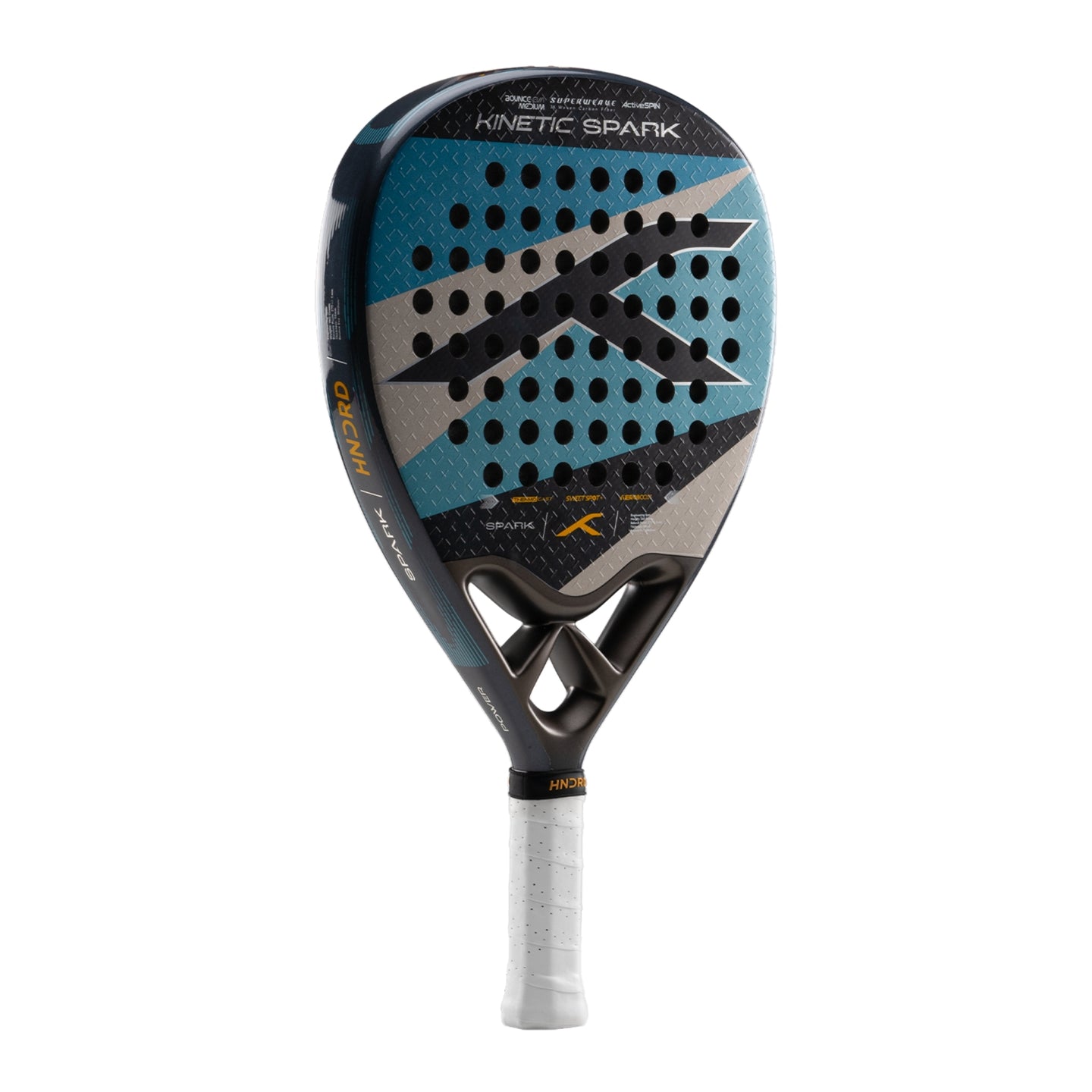 Hundred Padel Schläger Kinetic Spark - Blau/Grau