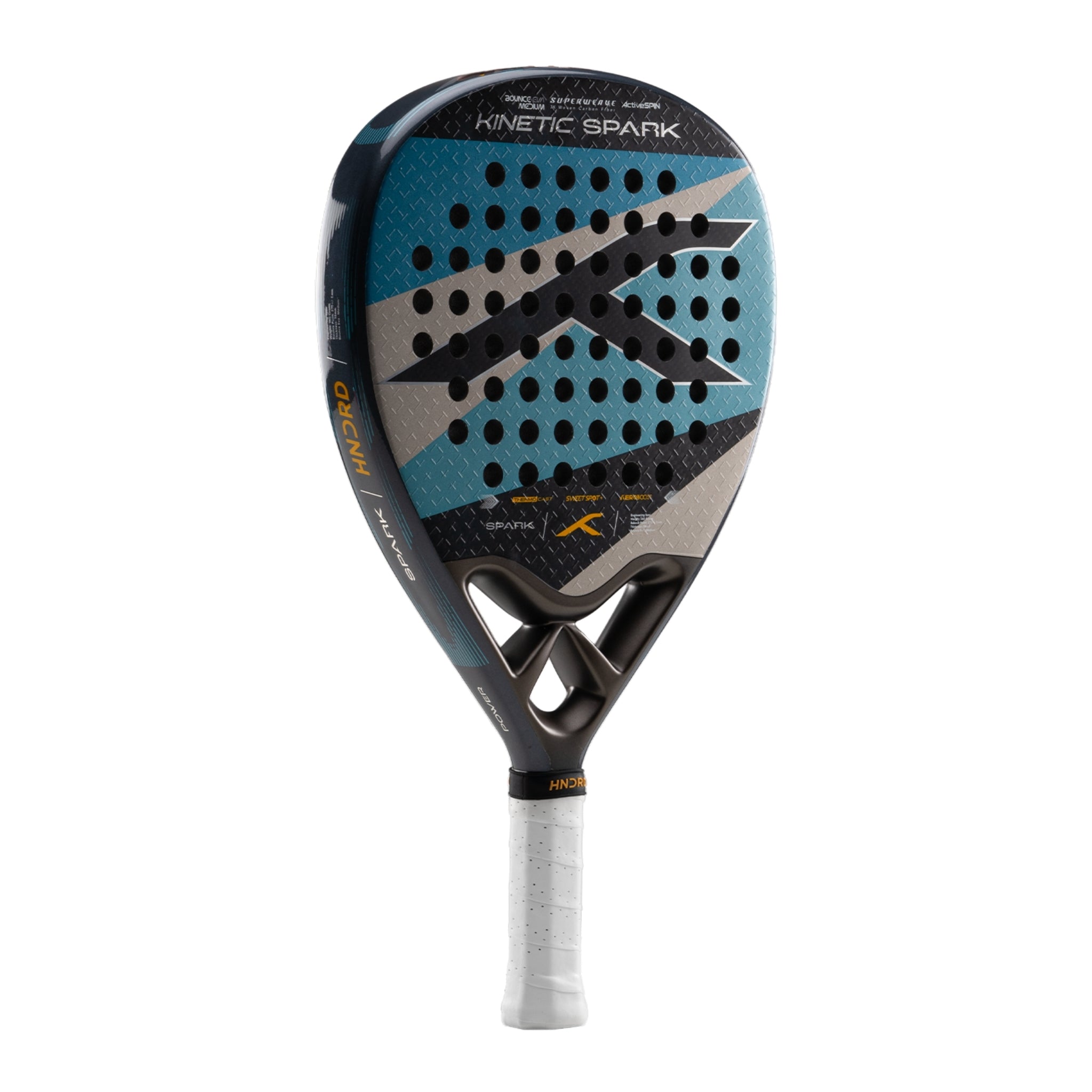 Hundred Padel Schläger Kinetic Spark - Blau/Grau