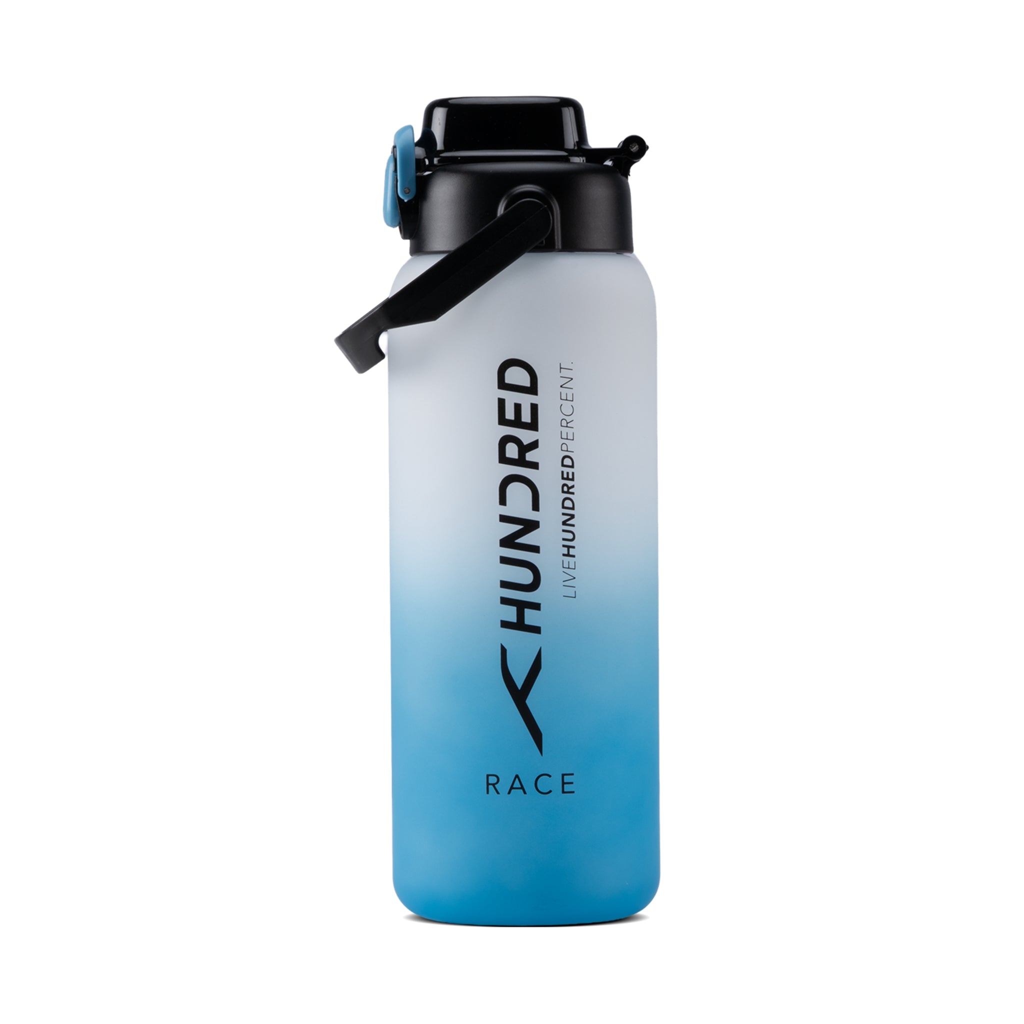 Trinkflasche - RACE Weiß/Blau