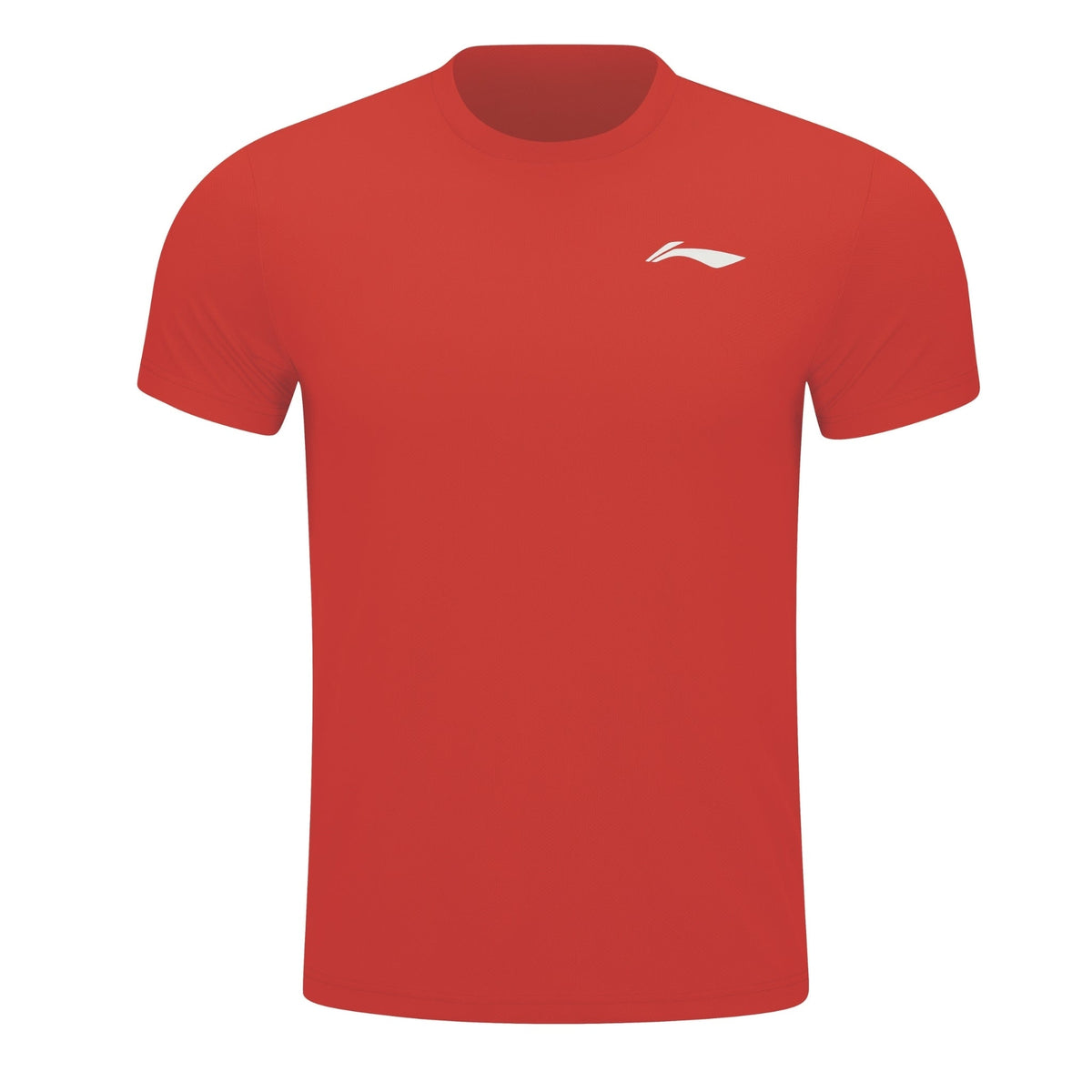 Li-Ning Badminton T-Shirt - Li-Ning Go Steady Red Unisex - SportYouUp Danmark