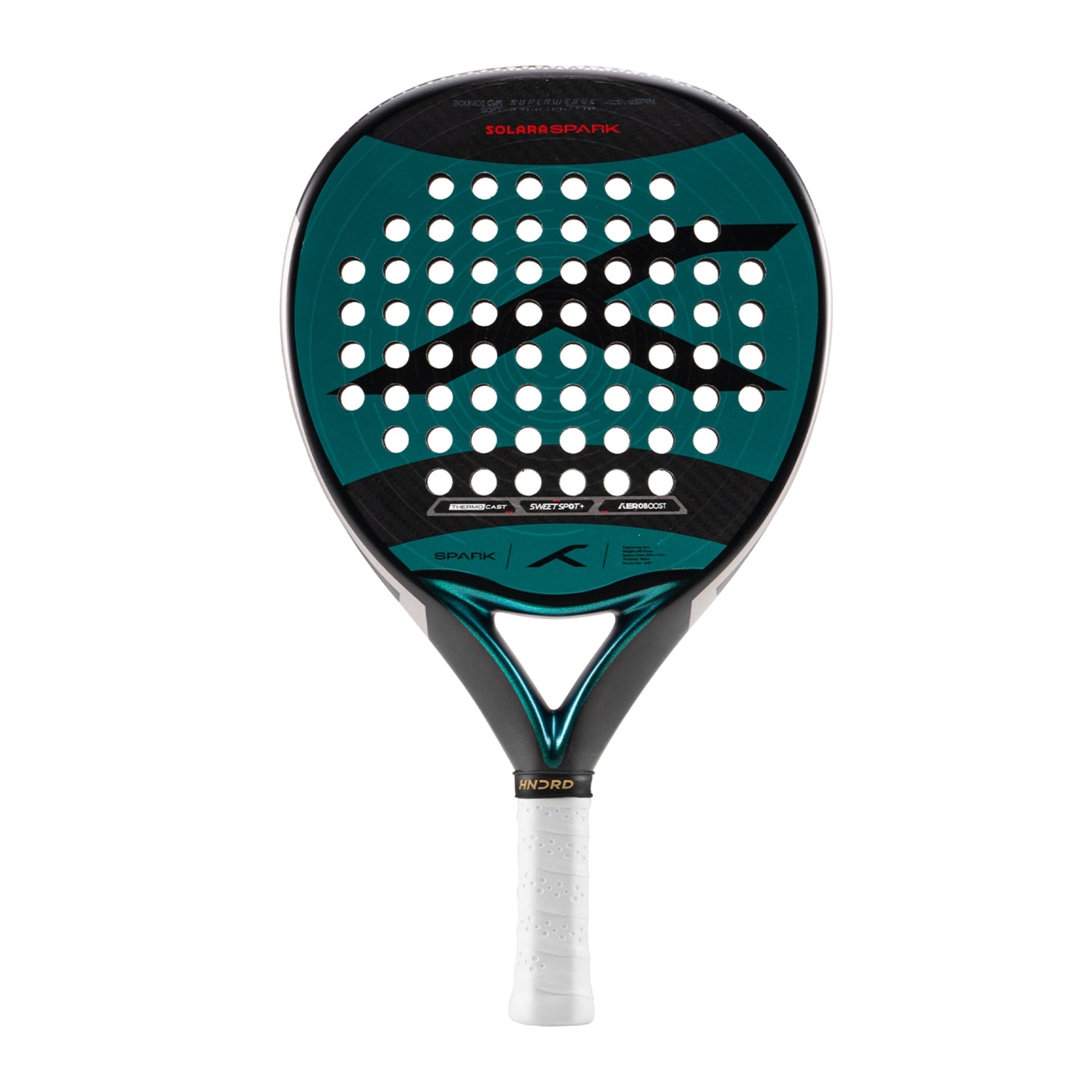Hundred Padel Schläger Solara Spark - Emerald