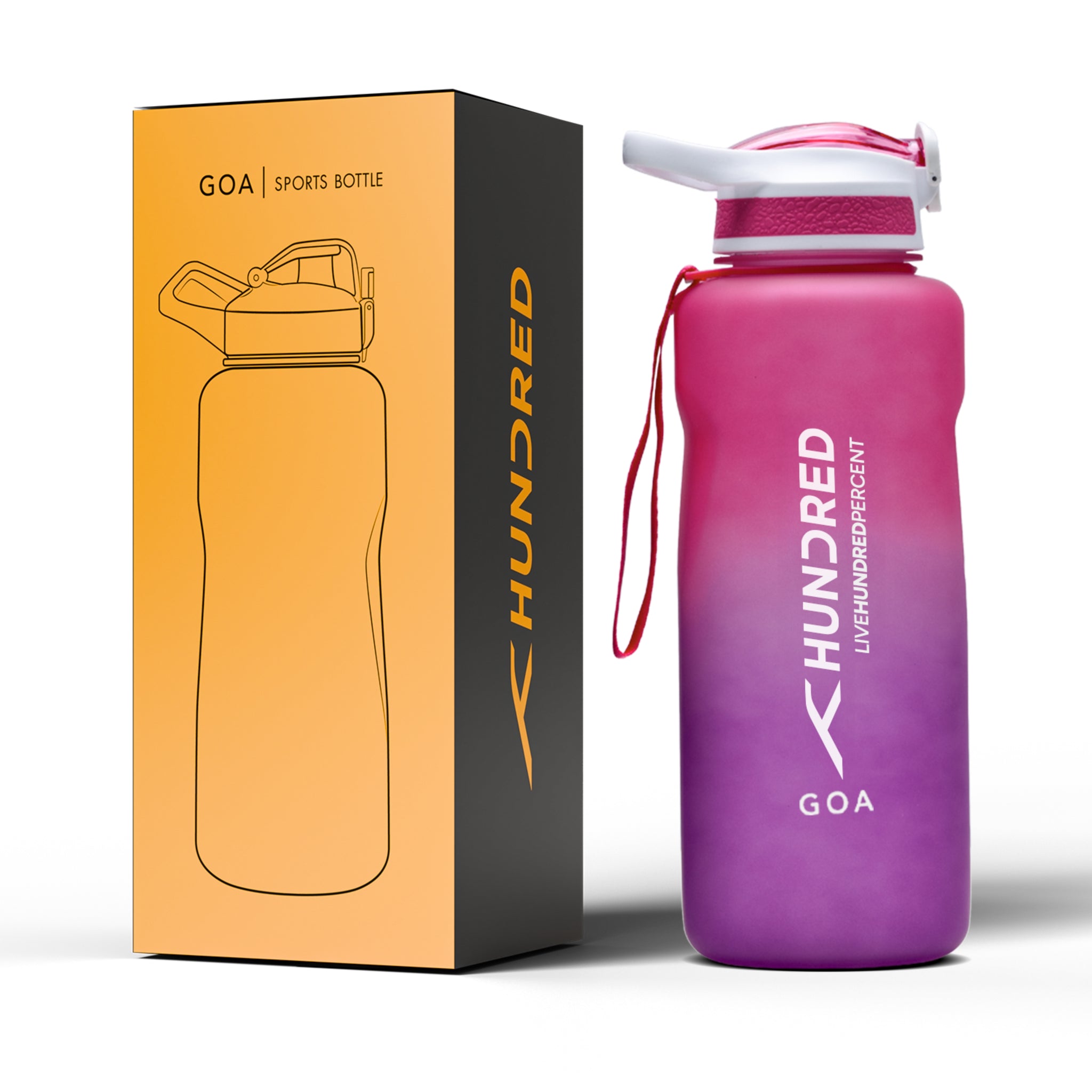Trinkflasche - GOA Pink/Purple
