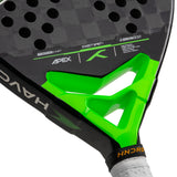 Hundred Padel Schläger Havoc Apex - Schwarz/Grün