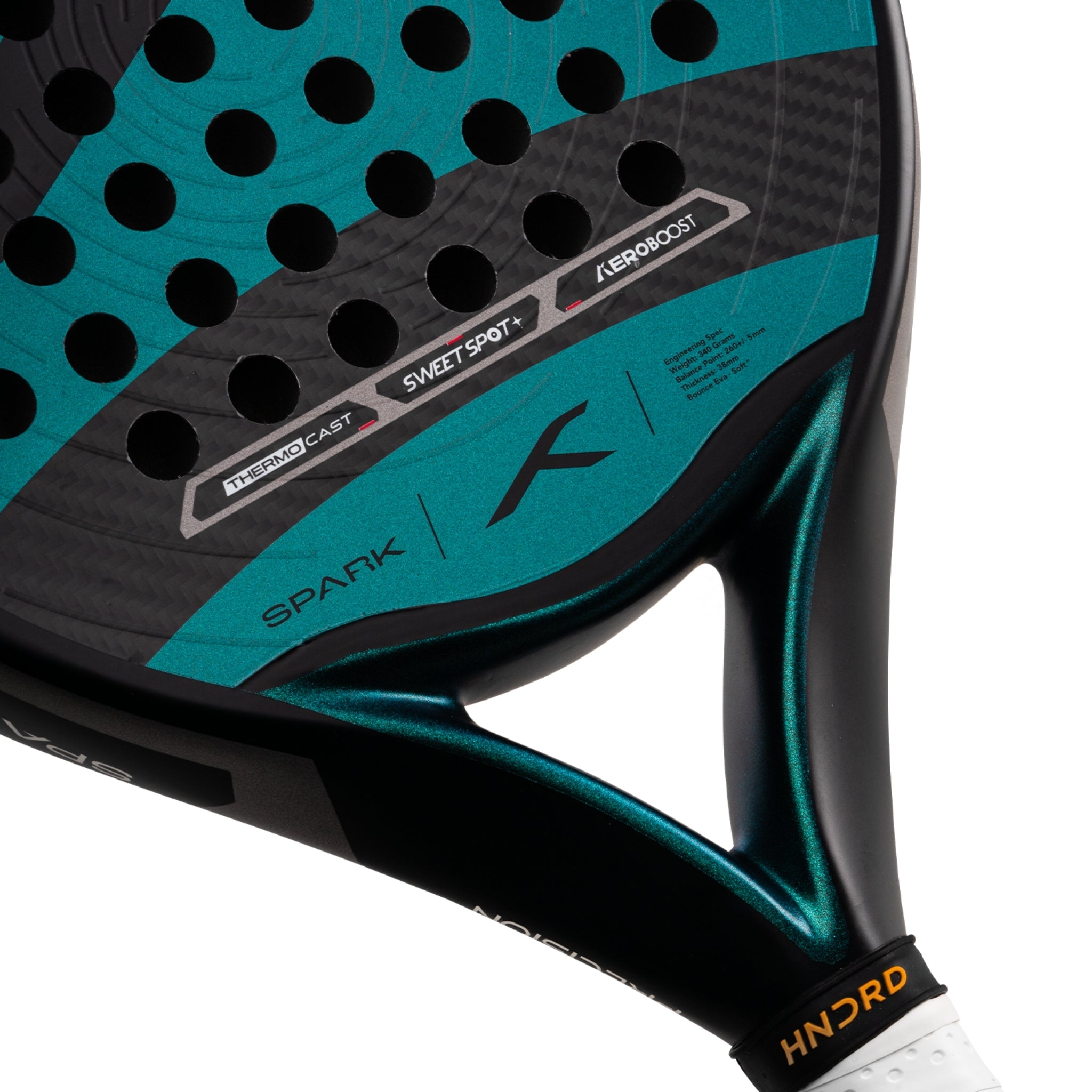 Hundred Padel Schläger Solara Spark - Emerald