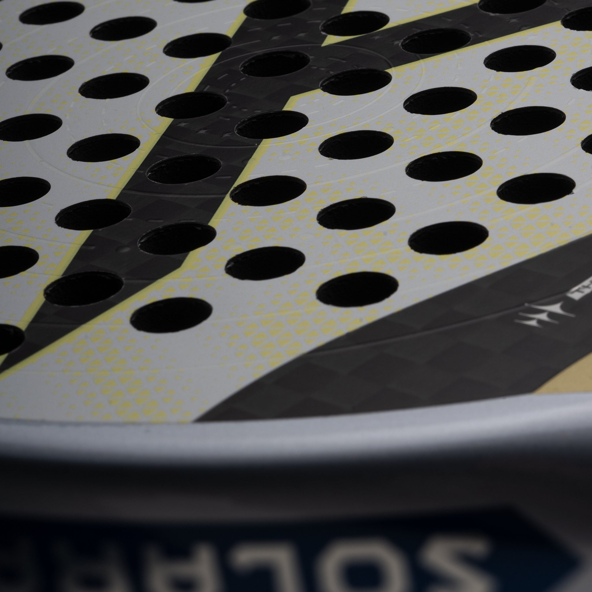 Hundred Padel-Schläger Solara Apex - Weiß/Gold