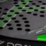 Hundred Padel Schläger Havoc Apex - Schwarz/Grün