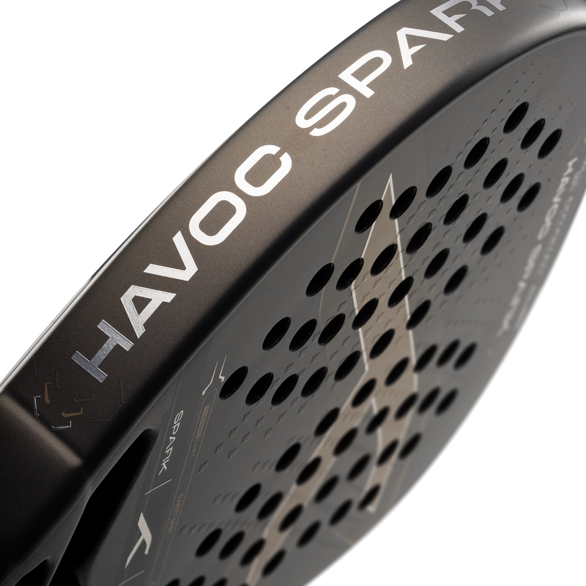 Hundred Padel Schläger Havoc Spark - Dunkelgrau