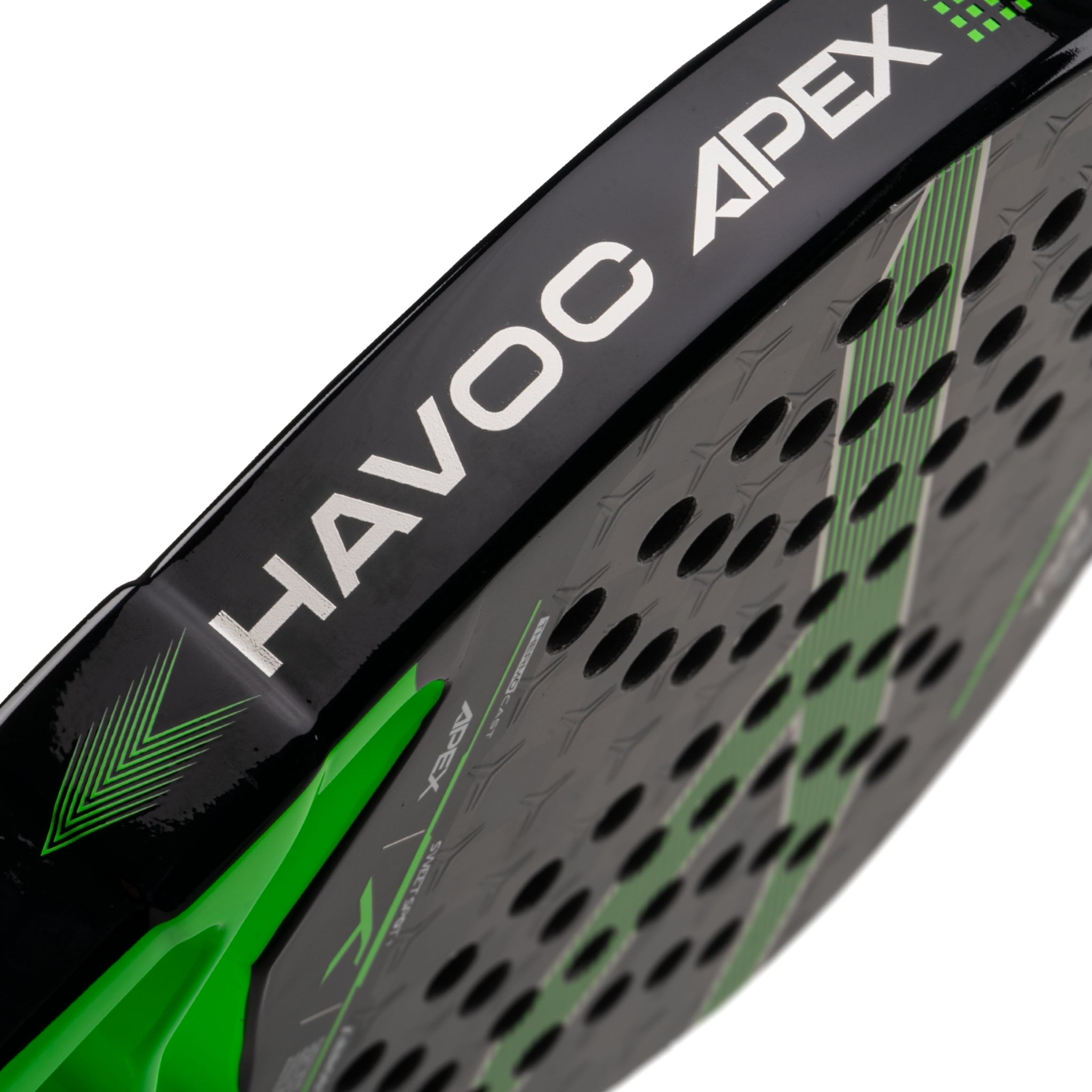 Hundred Padel Schläger Havoc Apex - Schwarz/Grün