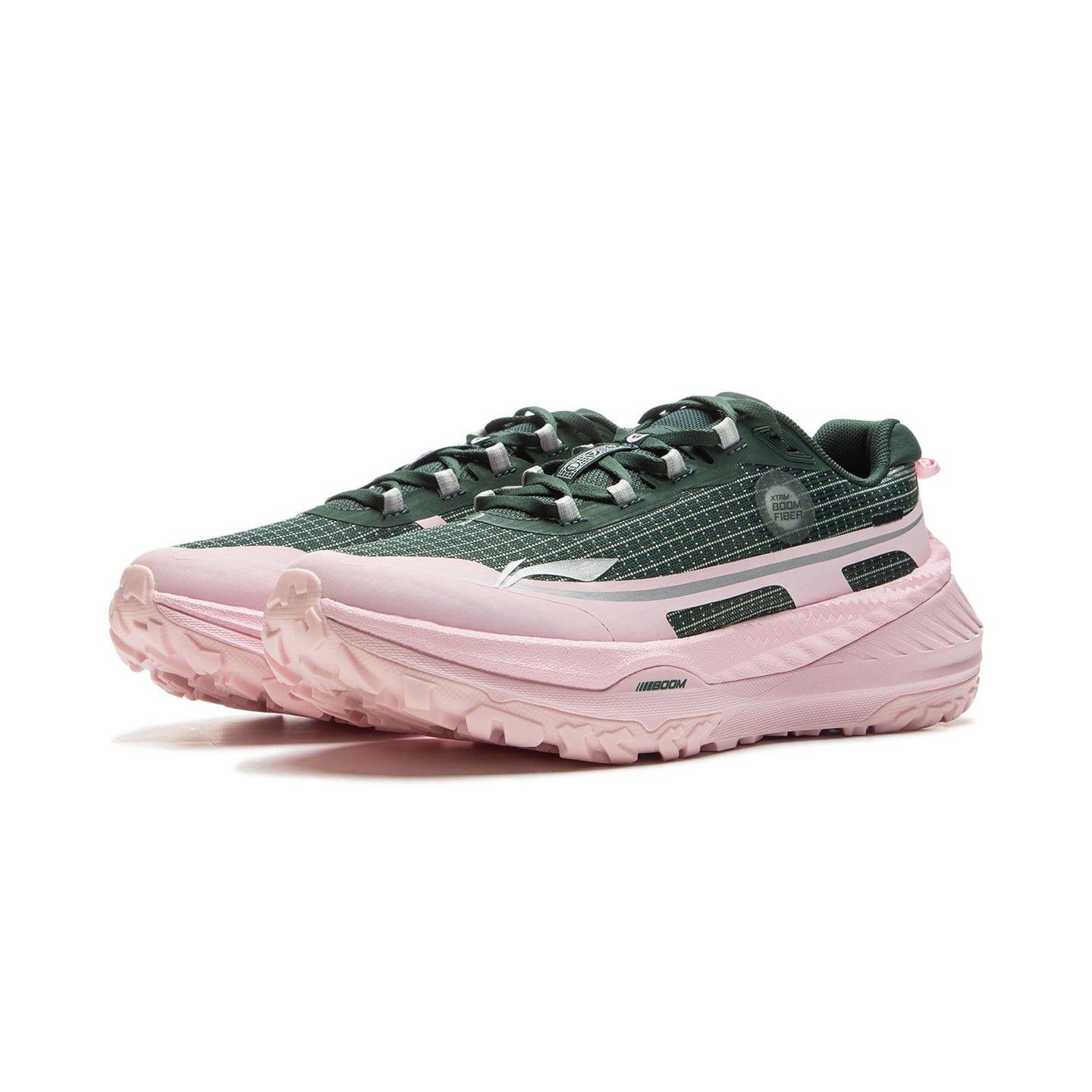 Li-Ning Trail Dilu V2 Dunkelgrün/Pink