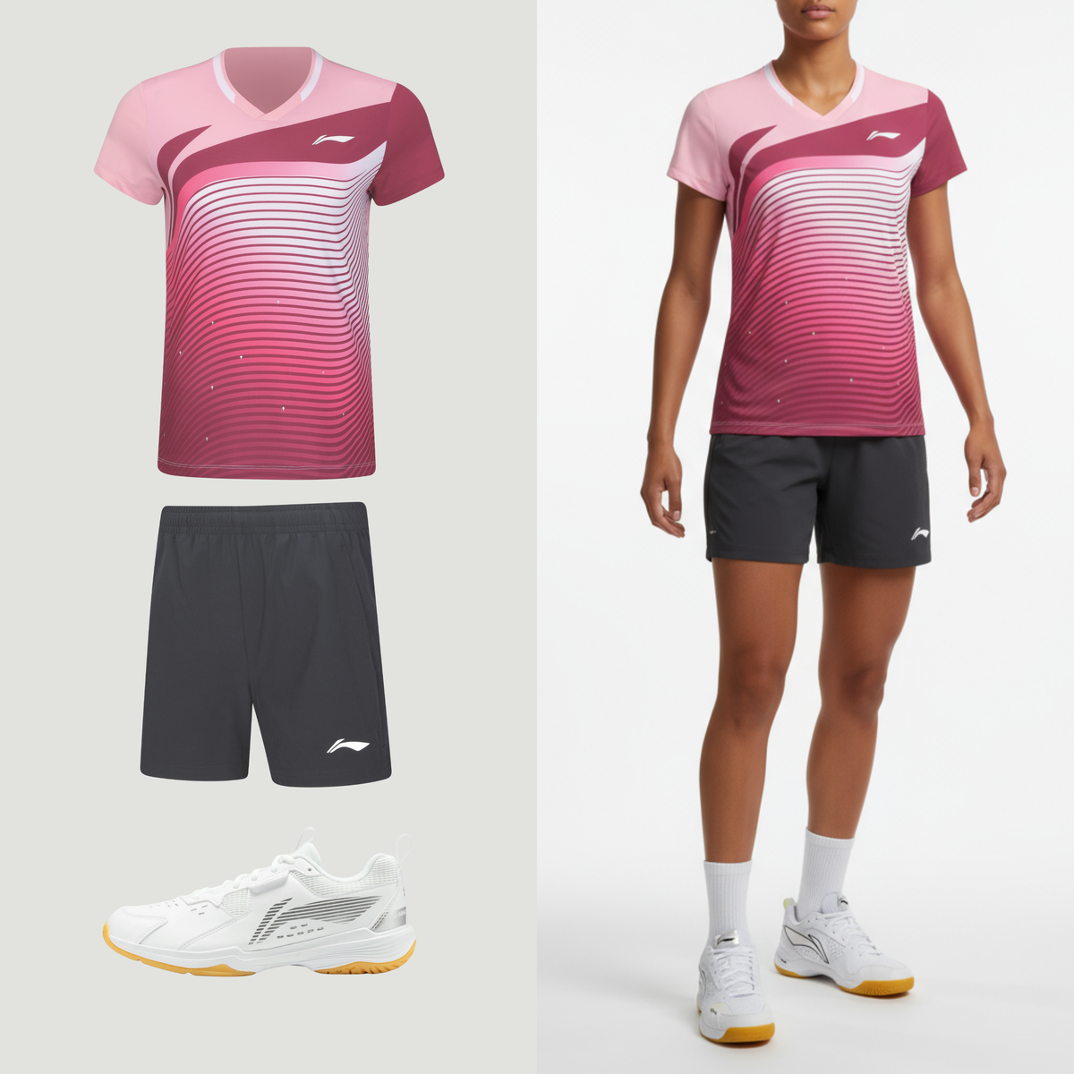 Li-Ning badminton trøje til kvinder med perfekt pasform.