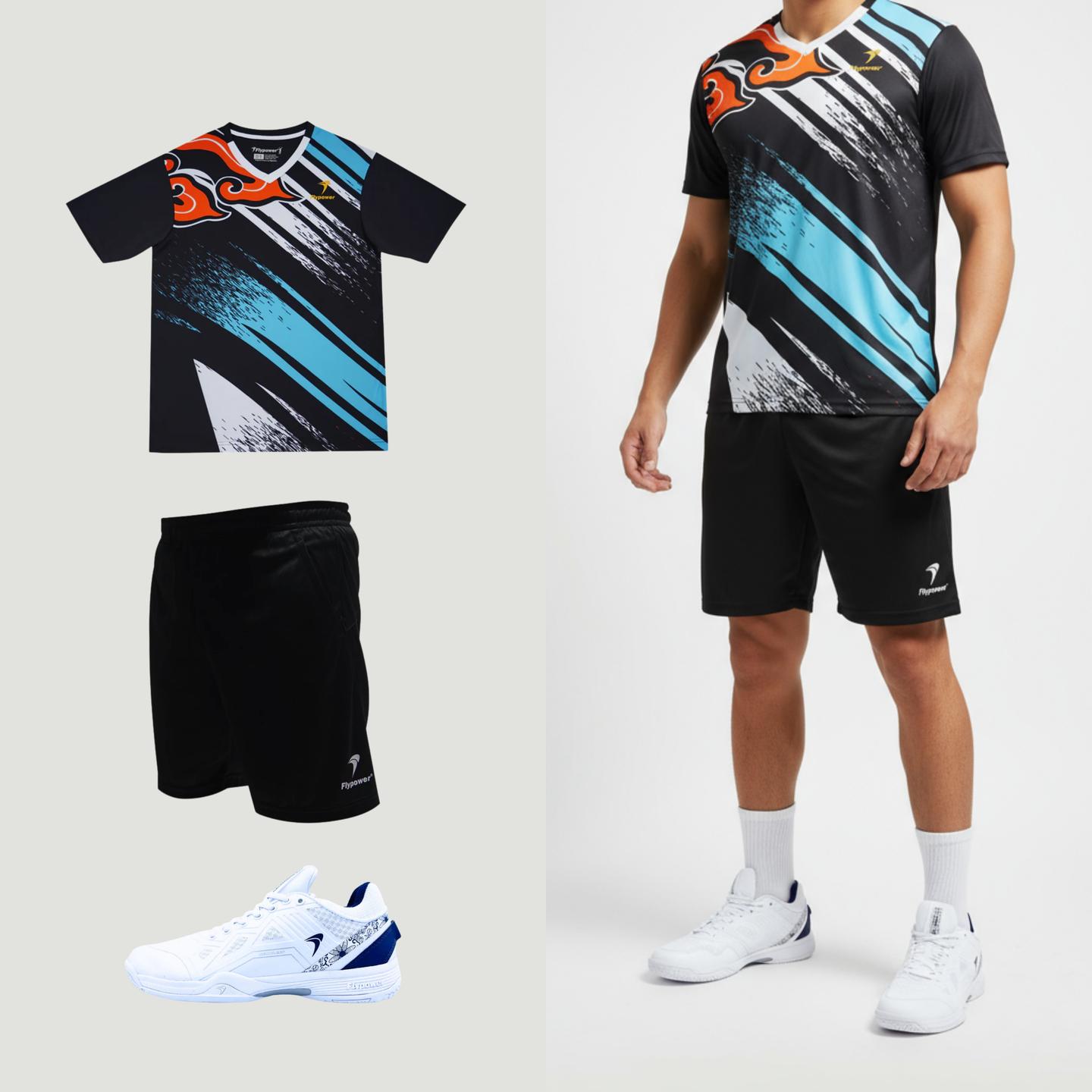 Flypower Mandalawangi 13 Schwarz/Orange Unisex