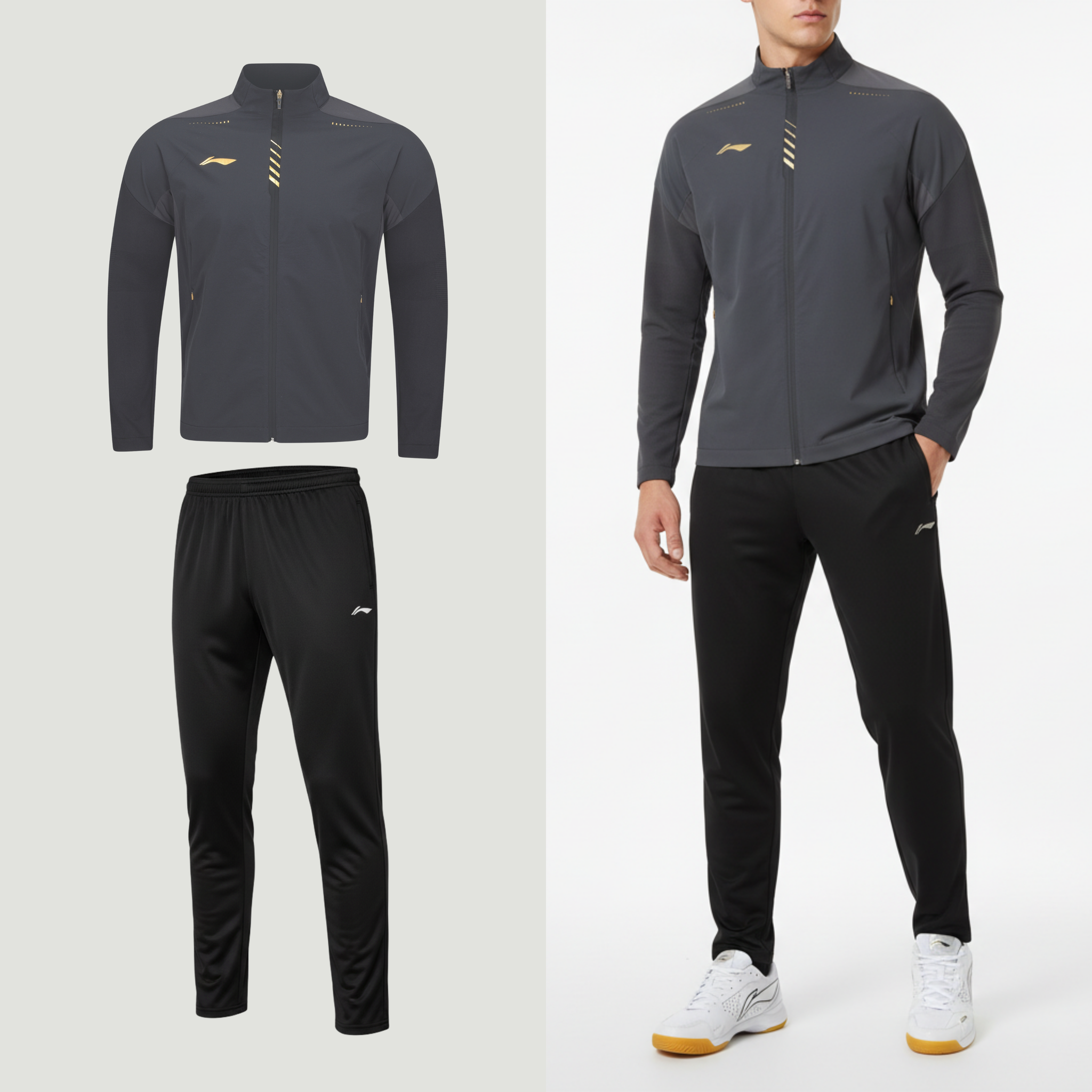 Li-Ning Jacke Go Schwarz Unisex