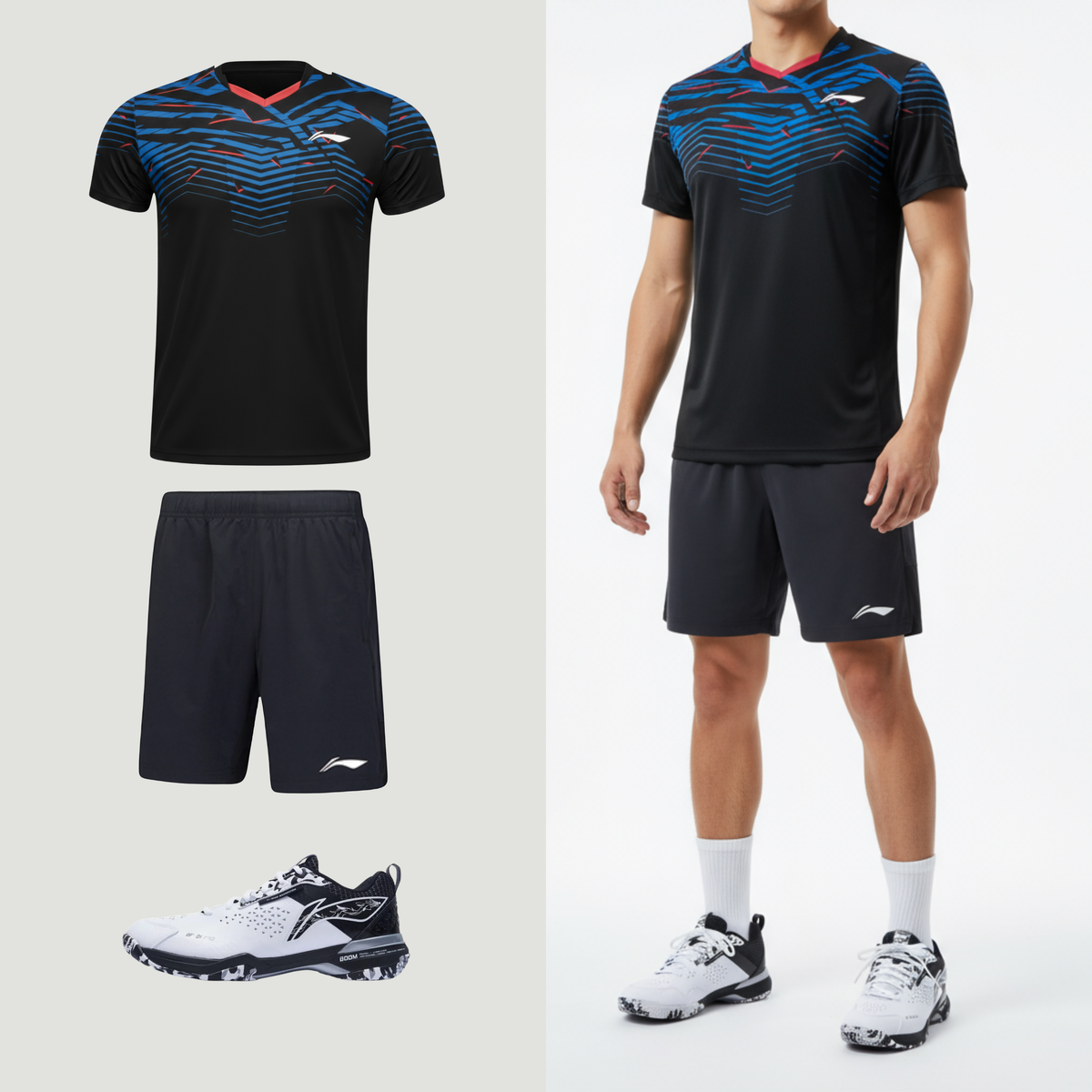 Li-Ning Champion Black Stripe Unisex