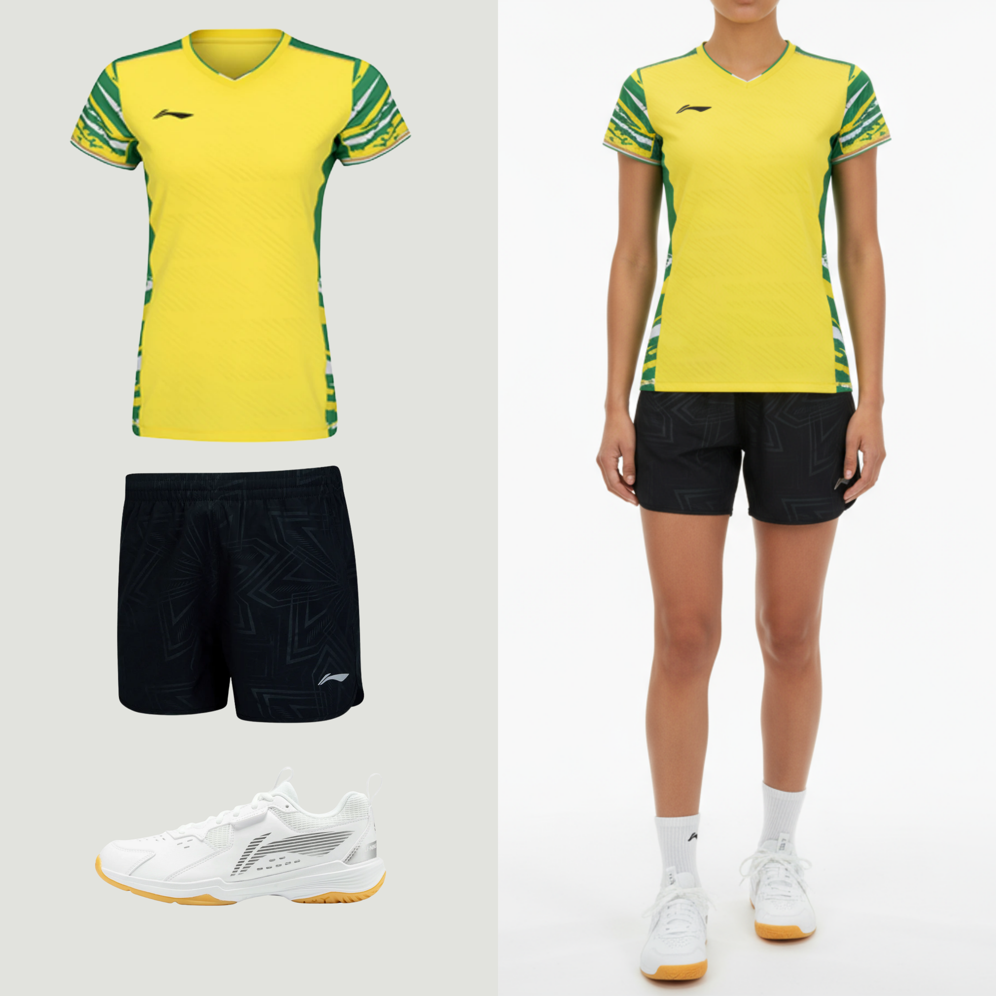 Li-Ning Top Play Gelb Damen