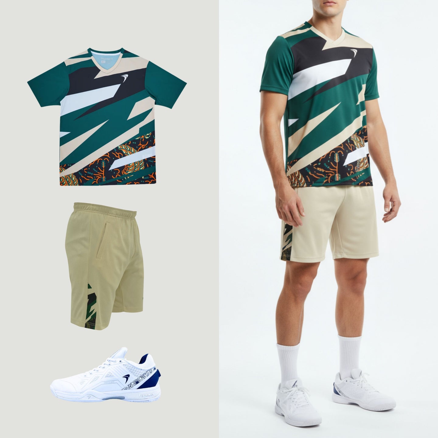 Flypower RINJANI 12 Grün/Offwhite Unisex
