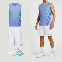 Li-Ning Side Effect Hellblaues Tanktop