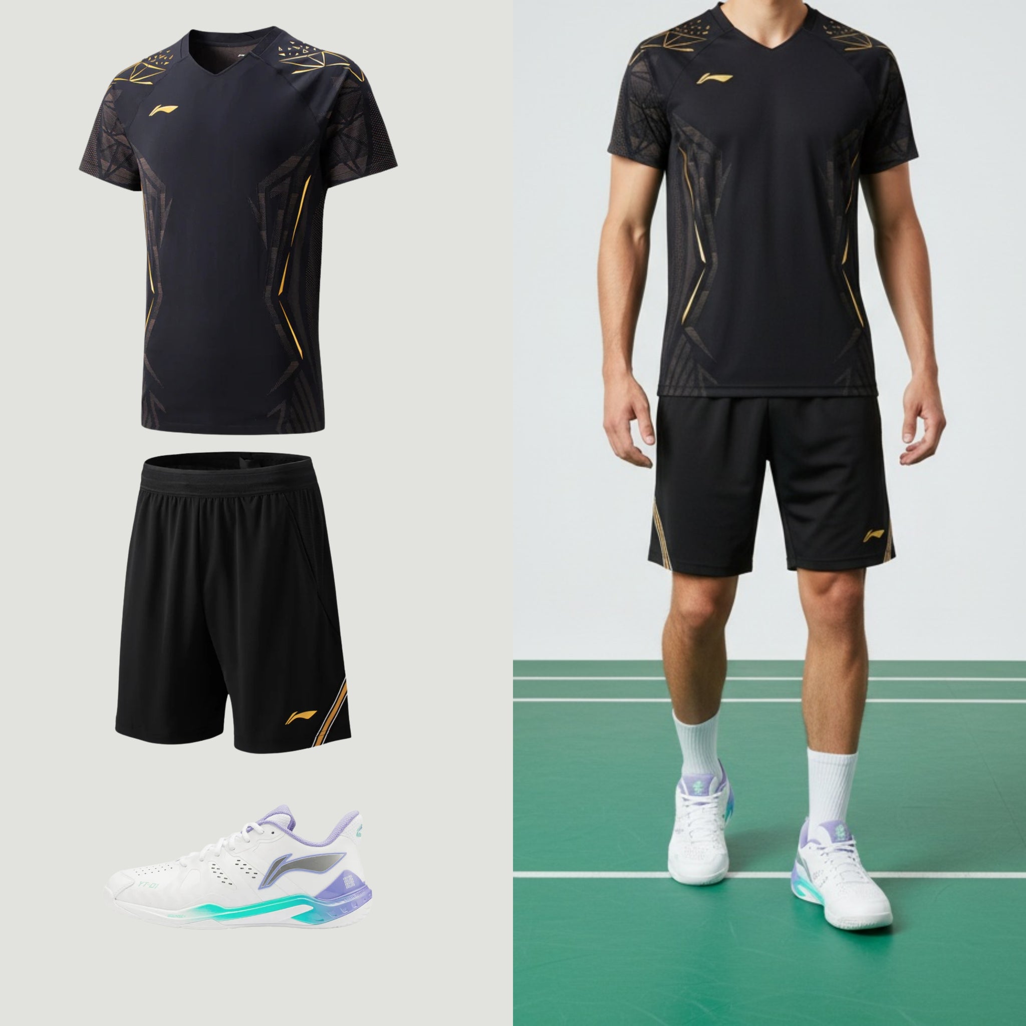 Li-Ning International New Black Unisex