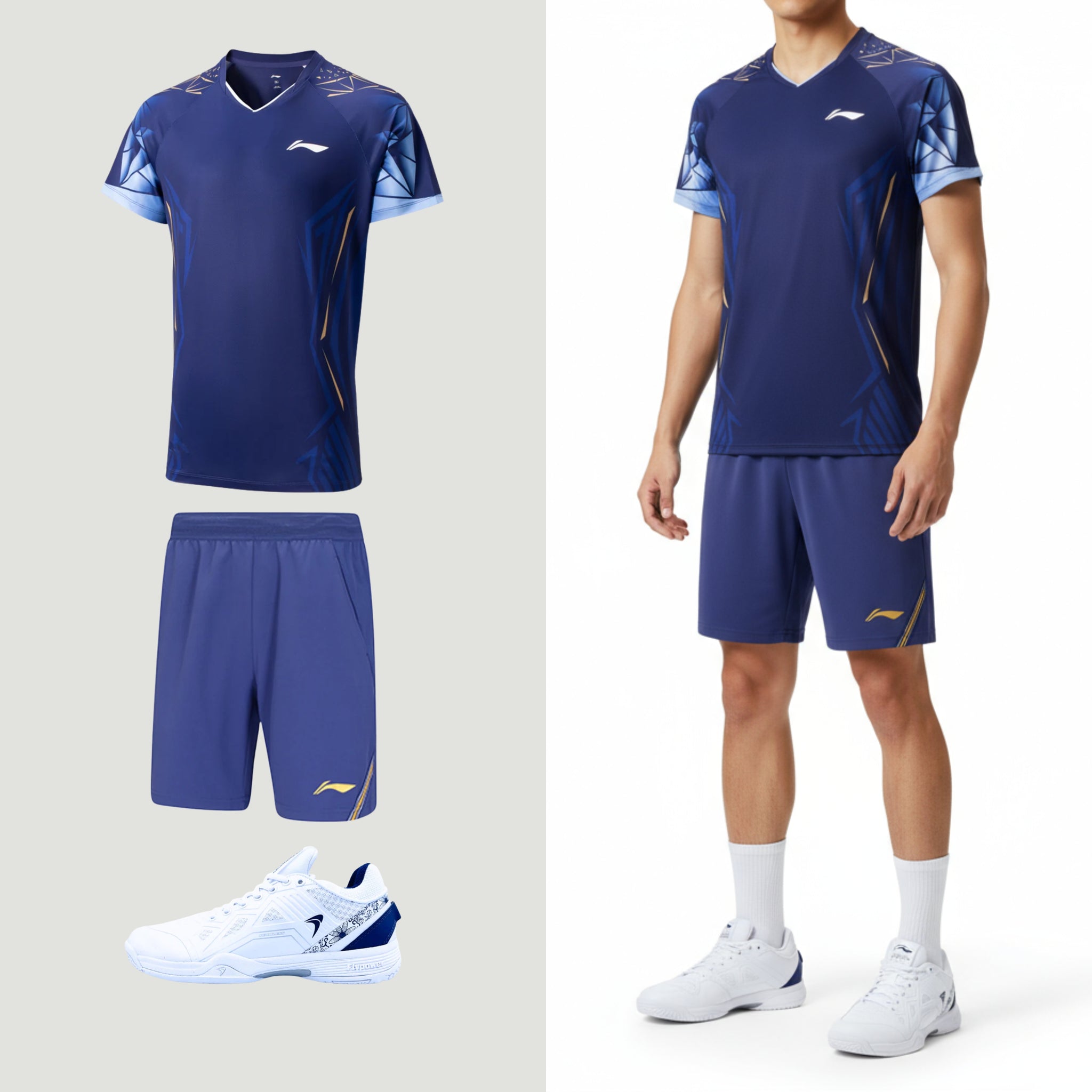 Li-Ning Play Cool Dunkelblau Unisex