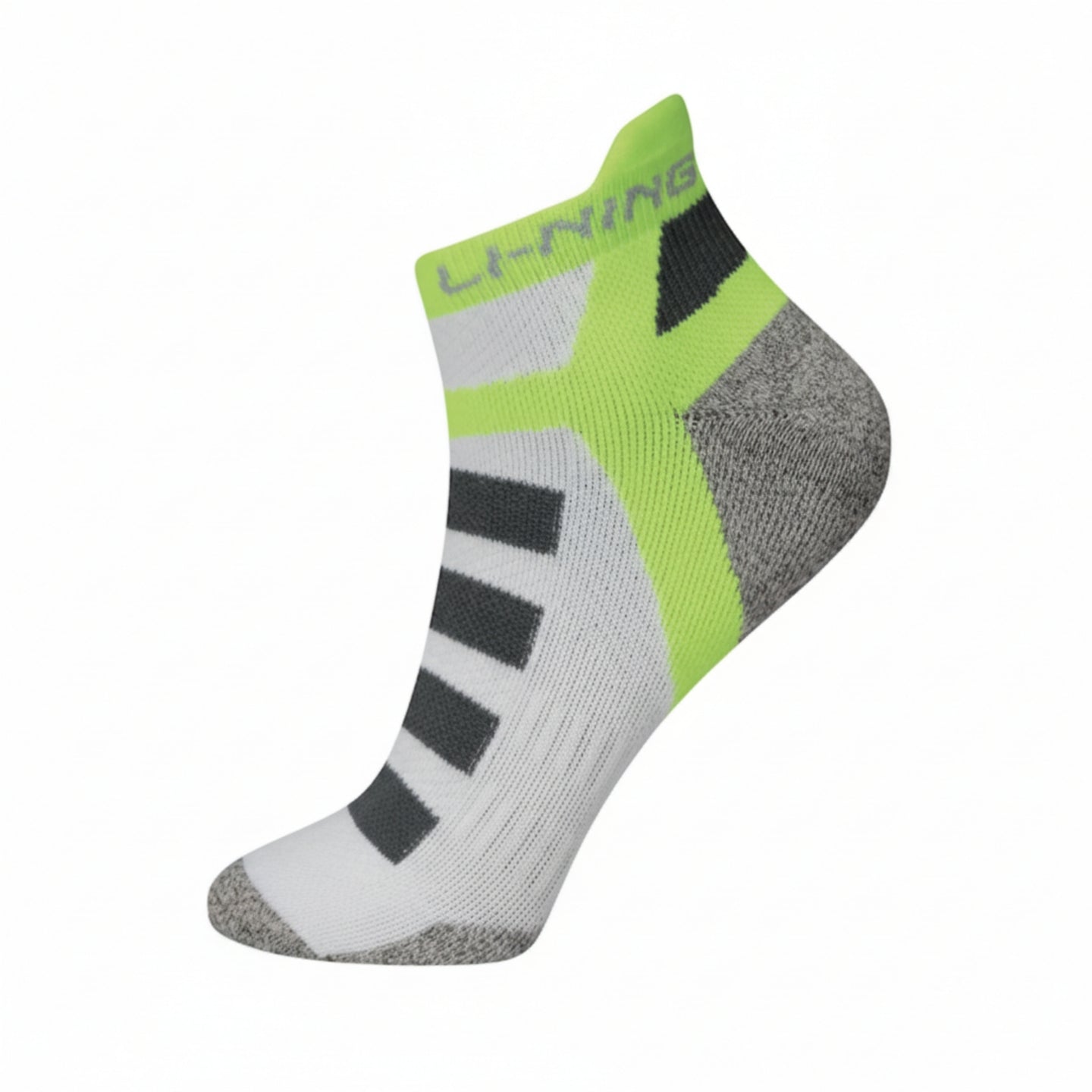 Li-Ning Socken – Weiß/Lime