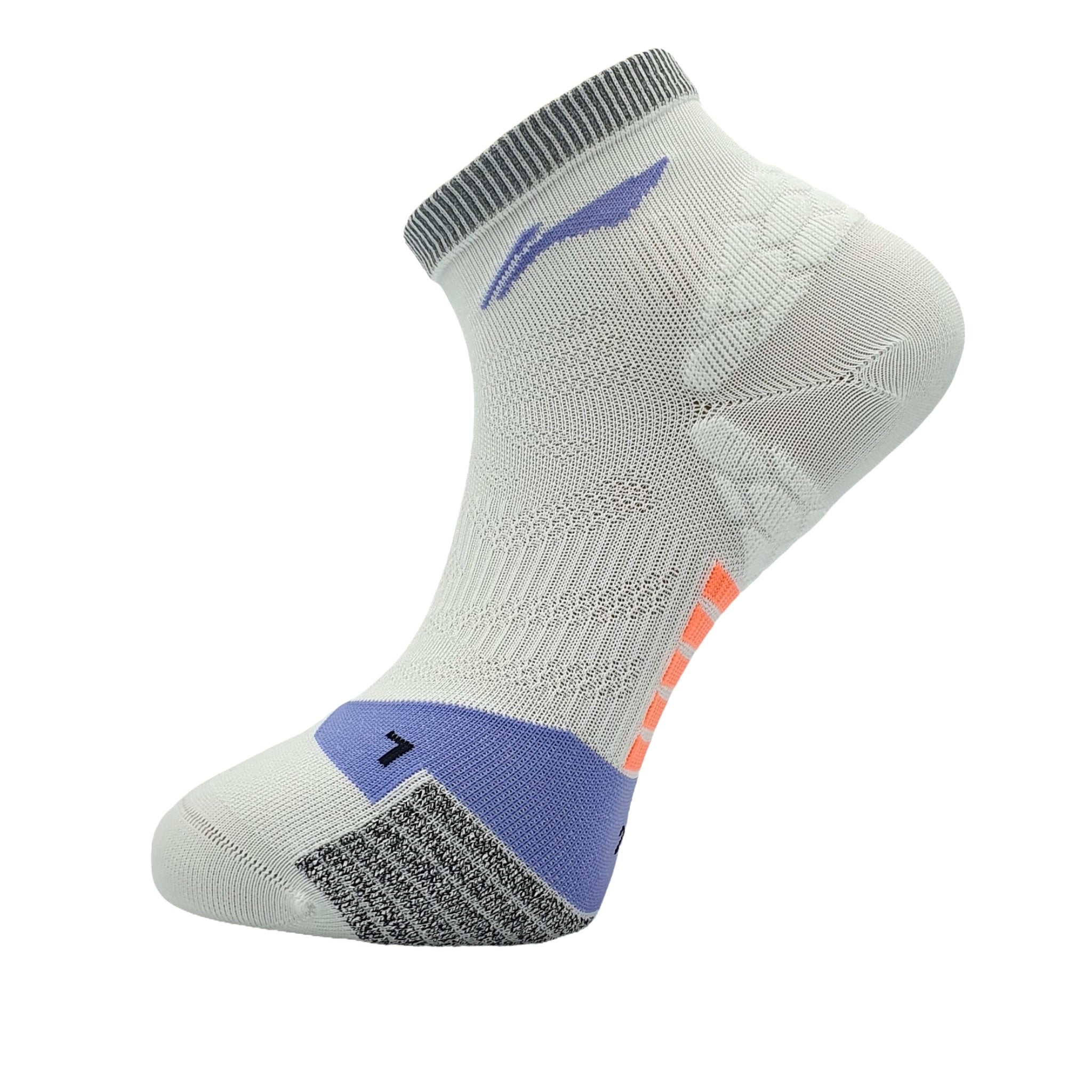 Li-Ning Laufsocken Perfect – Weiß Low