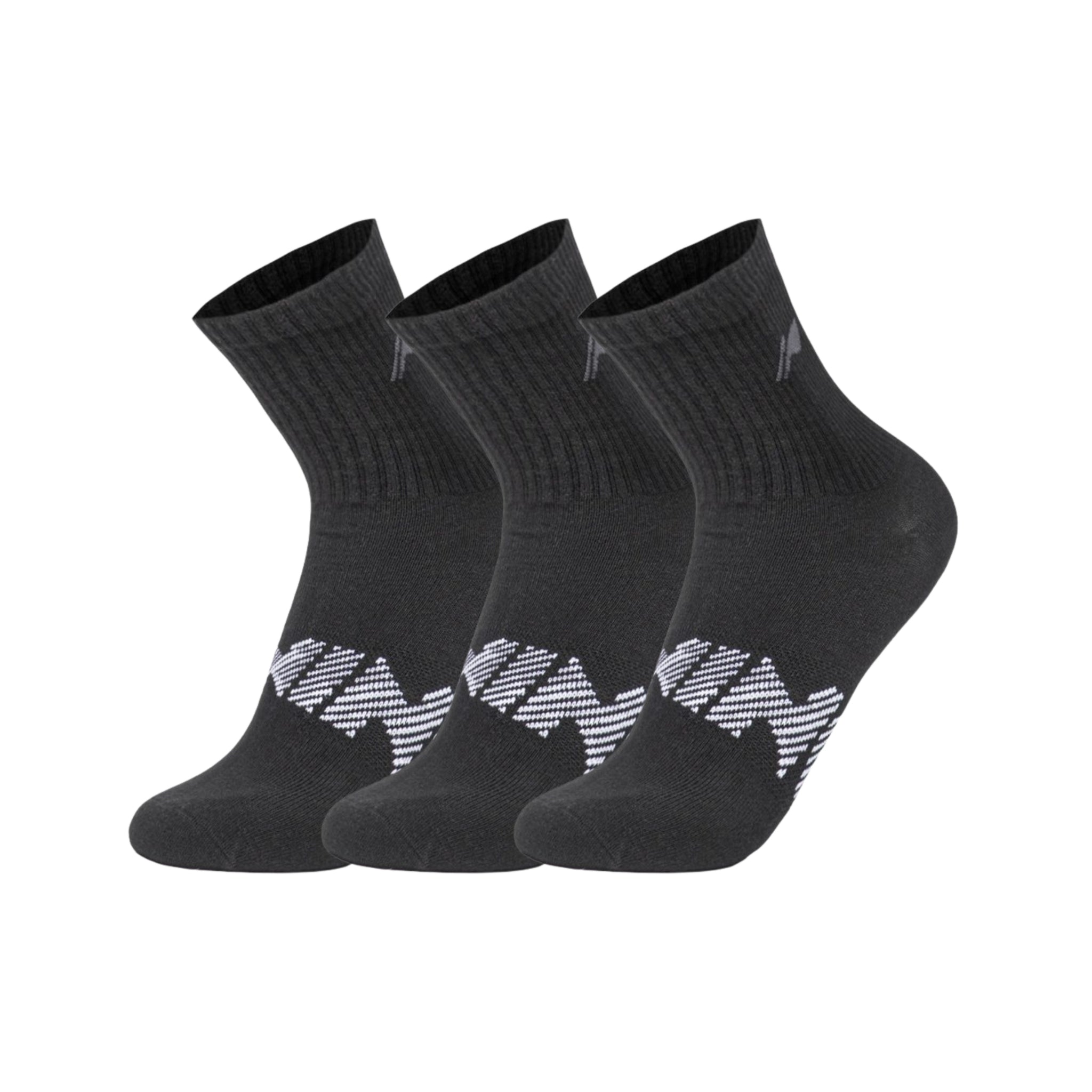 Li-Ning Ankel Cut Schwarz 3er-Pack