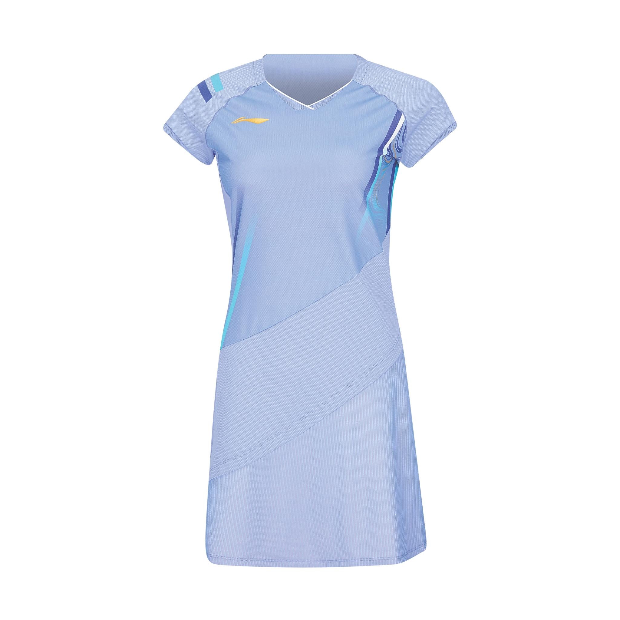 Li-Ning Side Effect Hellblaues Kleid