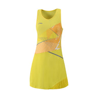Badminton Dress - Li-Ning Deep Yellow Dress - SportYouUp Europe