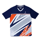Flypower Badminton T-shirt - Flypower RINJANI 10 Navy Unisex - SportYouUp Europe