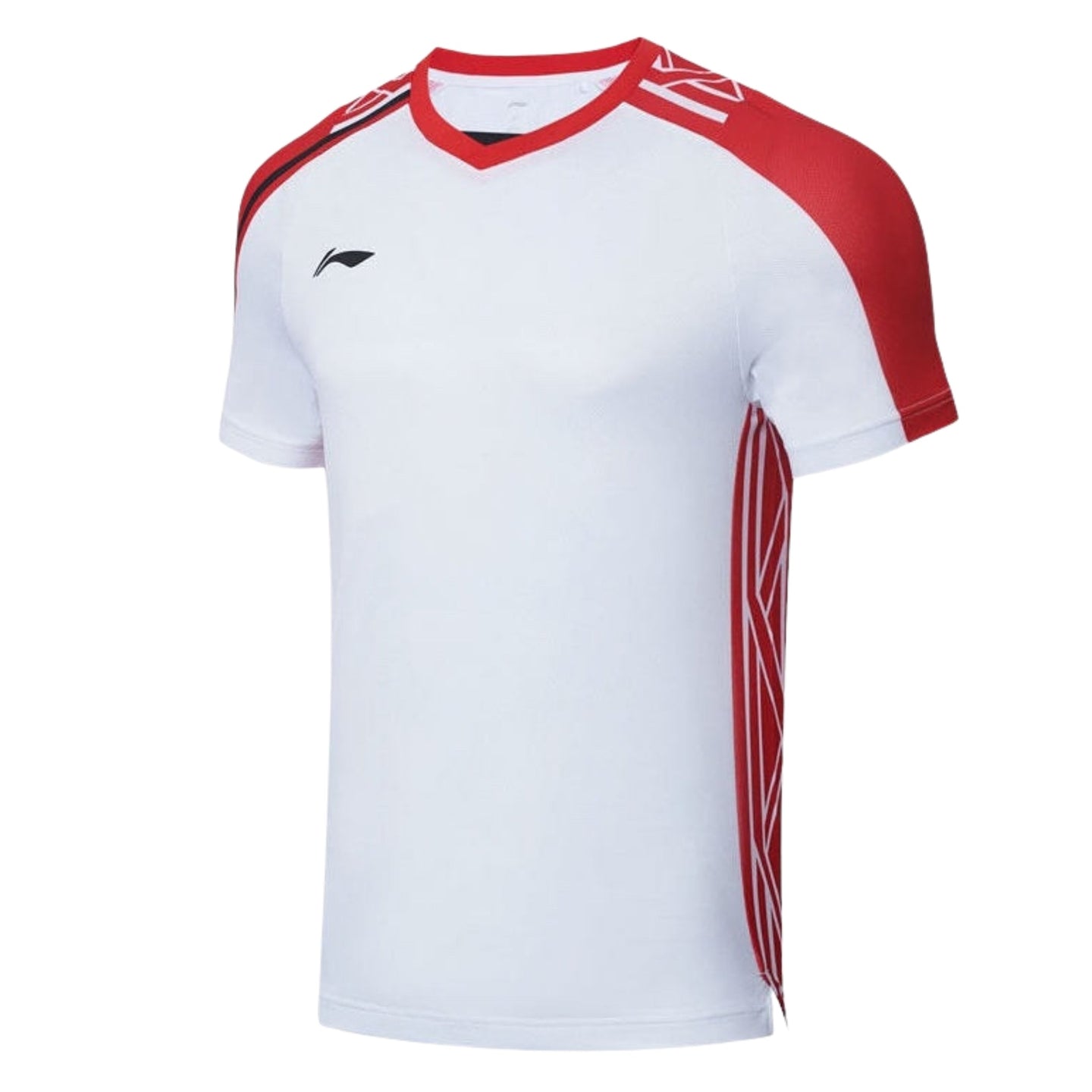 Li-Ning Badminton T-shirt - Li-Ning Simple Life White Unisex - SportYouUp Europe