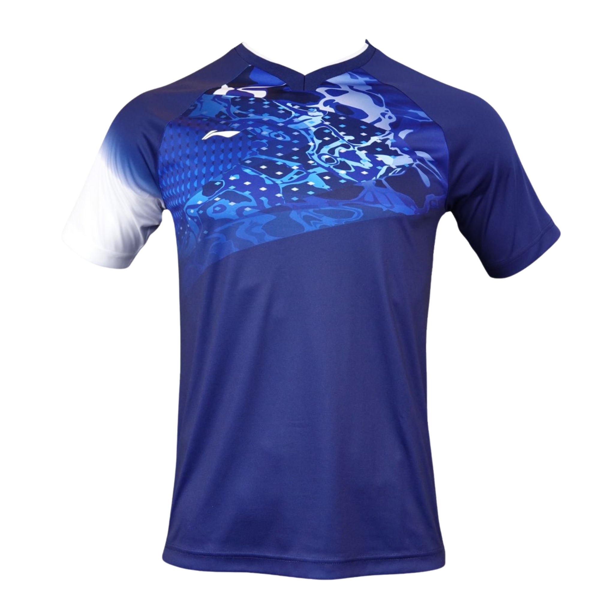 Li-Ning Badminton T-shirt - Li-Ning Victory Blue Unisex - SportYouUp Europe