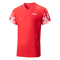 Li-Ning Badminton T-shirt - Li-Ning Play Cool Red Unisex - SportYouUp Europe