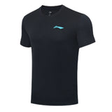 Badminton T-shirt - Li-Ning Go Steady Black Unisex - SportYouUp Danmark