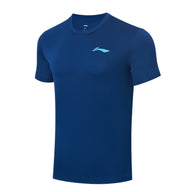 Li-Ning Badminton T-shirt - Li-Ning Go Steady Blue Unisex - SportYouUp Europe