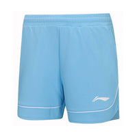 Li-Ning Badminton Shorts Women - Li-Ning Single Stripe Blue - SportYouUp Europe