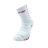 Badminton Socks - Li-Ning High Top Sock Pink - SportYouUp Europe