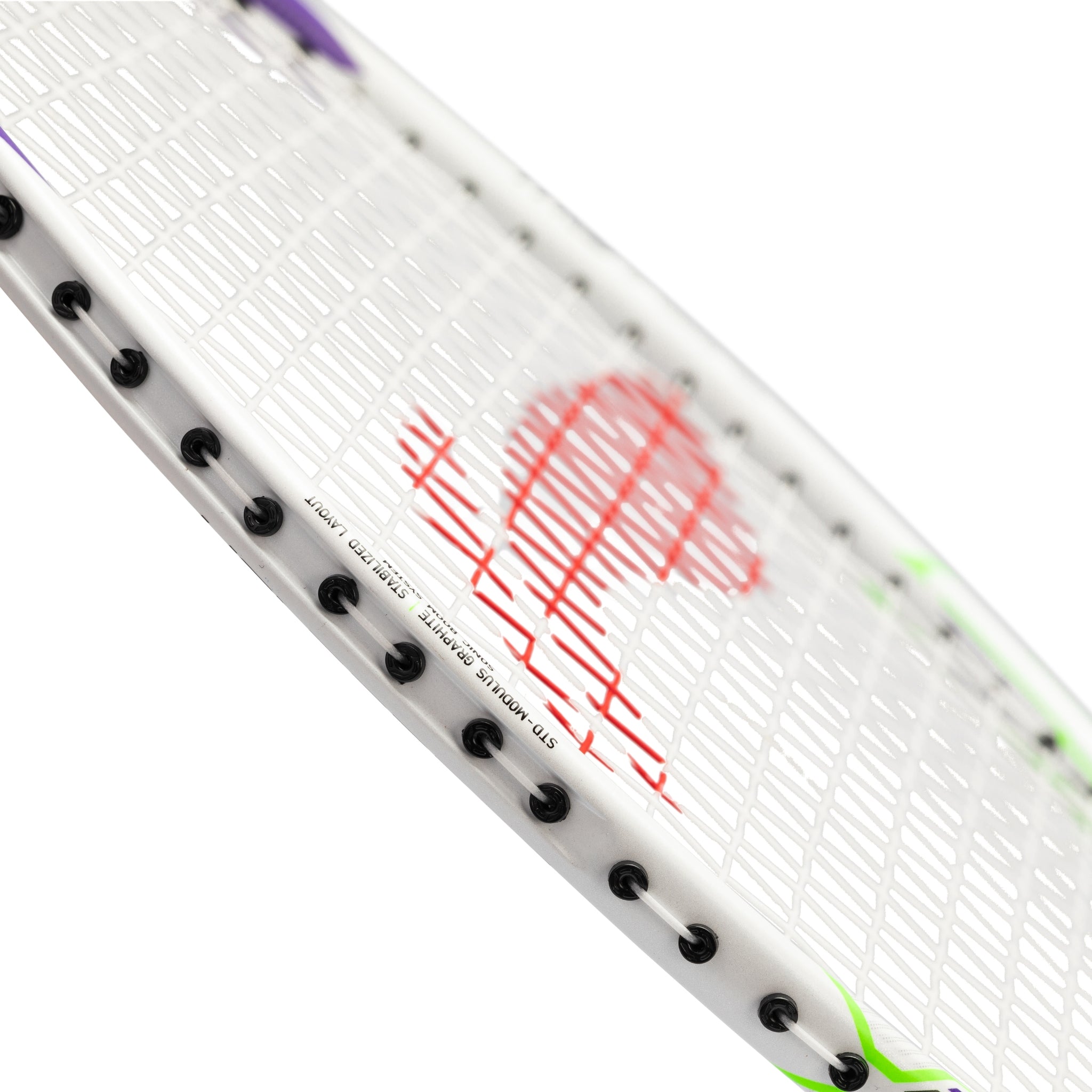 Li-Ning Badminton Racket - Li-Ning Halbertec Motor White - SportYouUp Europe